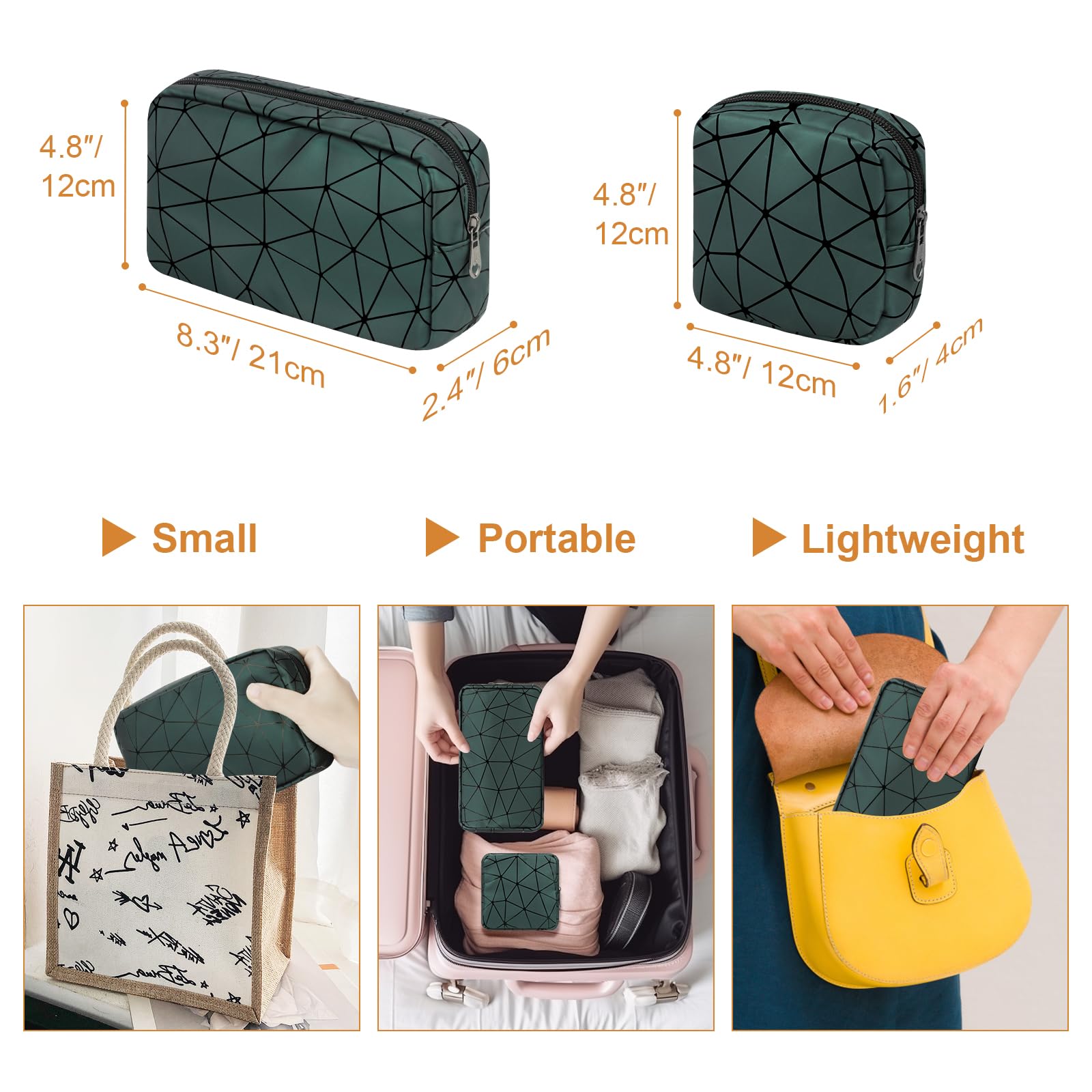 Likesing Sanitary Napkin Storage Bag, Leather First Period Kit for Girls 9-12, Portable Tampon Menstrual